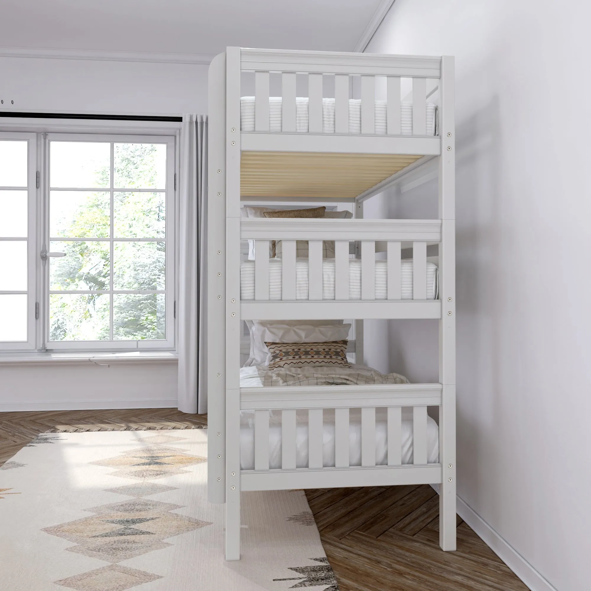 Maxtrix Twin XL Triple Bunk with Ladders