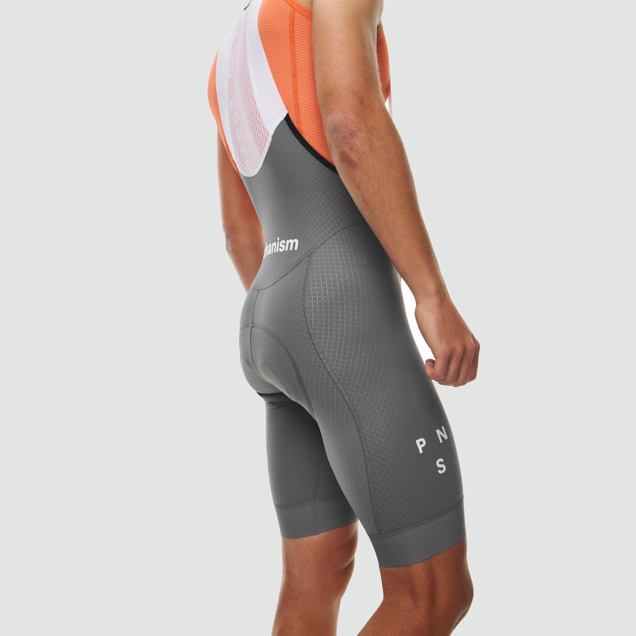 Mechanism Bib - Medium Grey