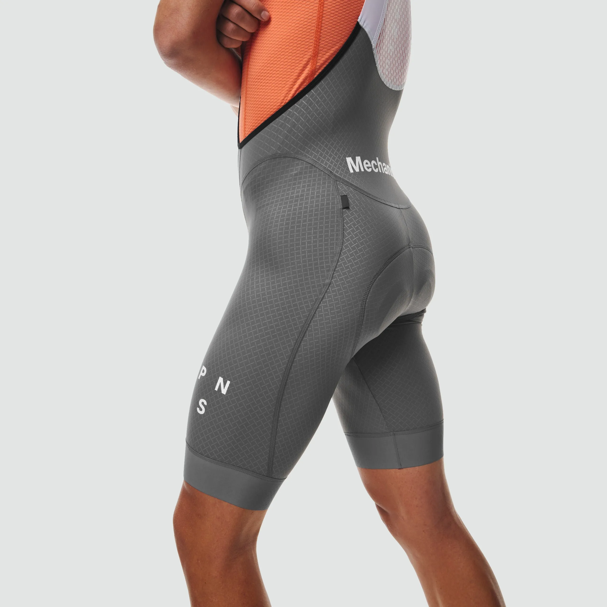 Mechanism Bib - Medium Grey