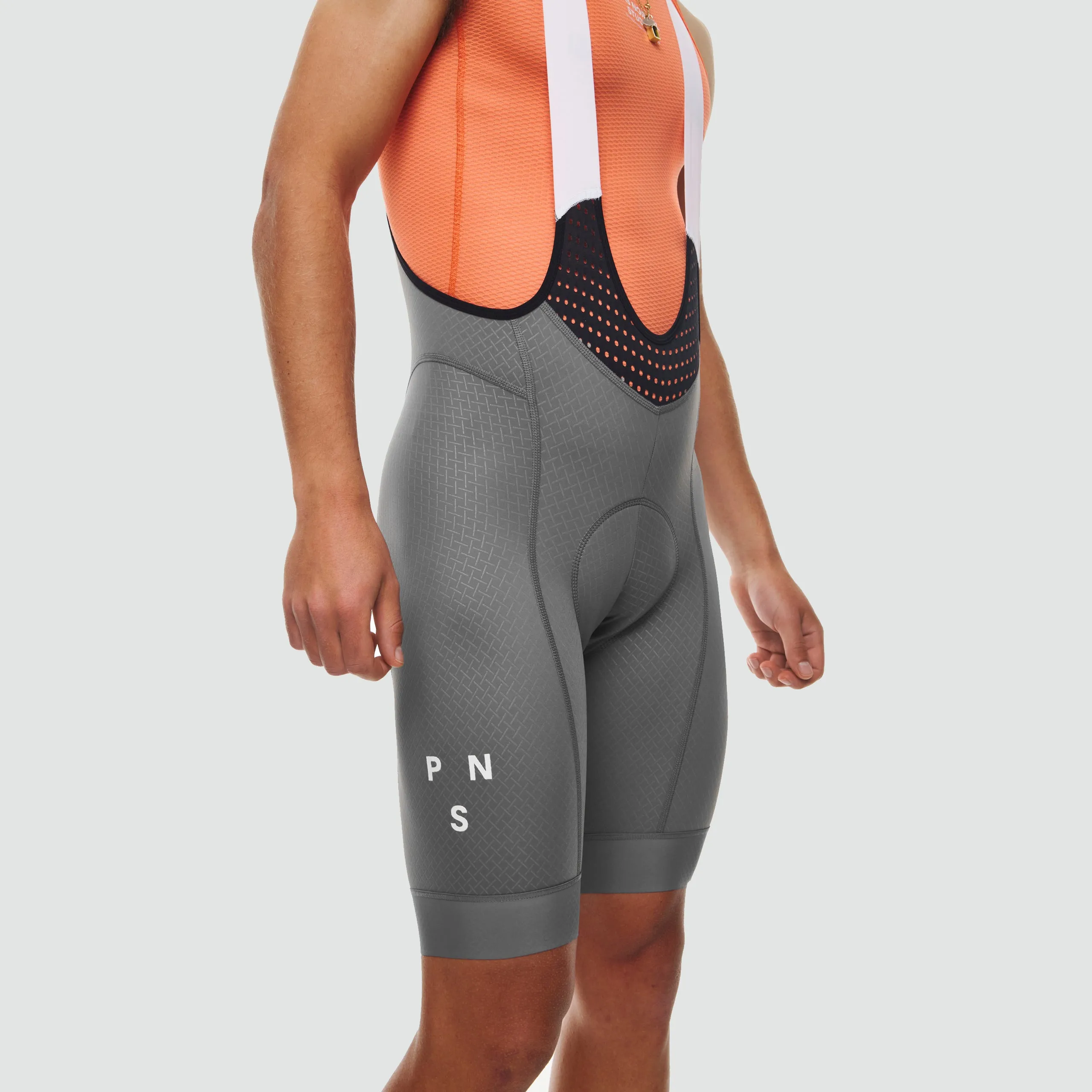 Mechanism Bib - Medium Grey