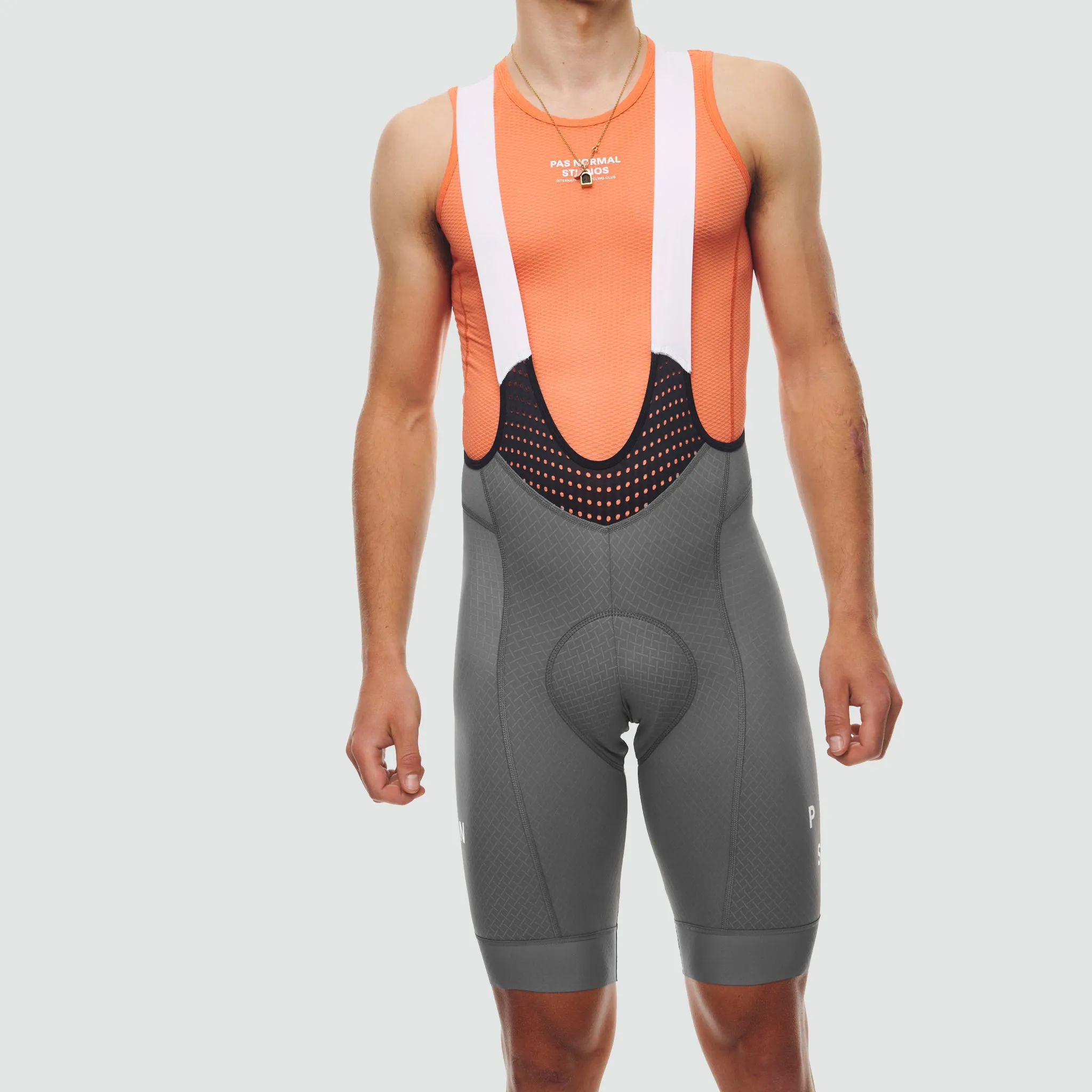 Mechanism Bib - Medium Grey