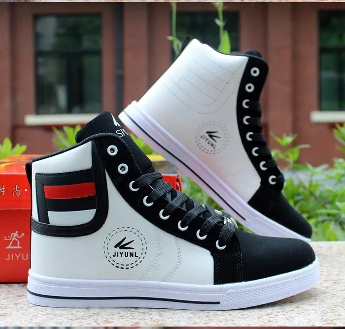 Men's Fashion High Top Side Zips