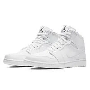 Men's Jordan High Top Basketball Shoes - White