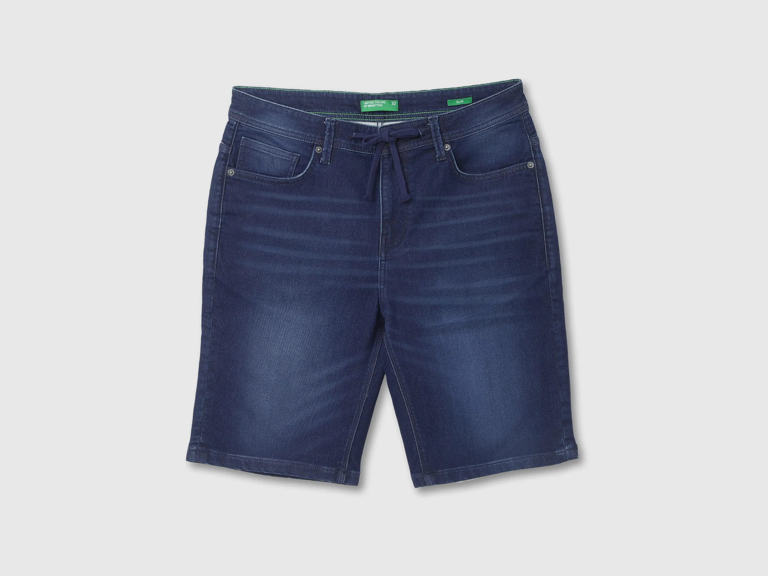Mens Slim Fit Solid Shorts