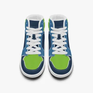 Minnesota LynxFan Unofficial High-Top Shoes, sneakers, and trainers Unisex for Kids 612 Girls' High-Top Basketball Shoes by Niche Era.