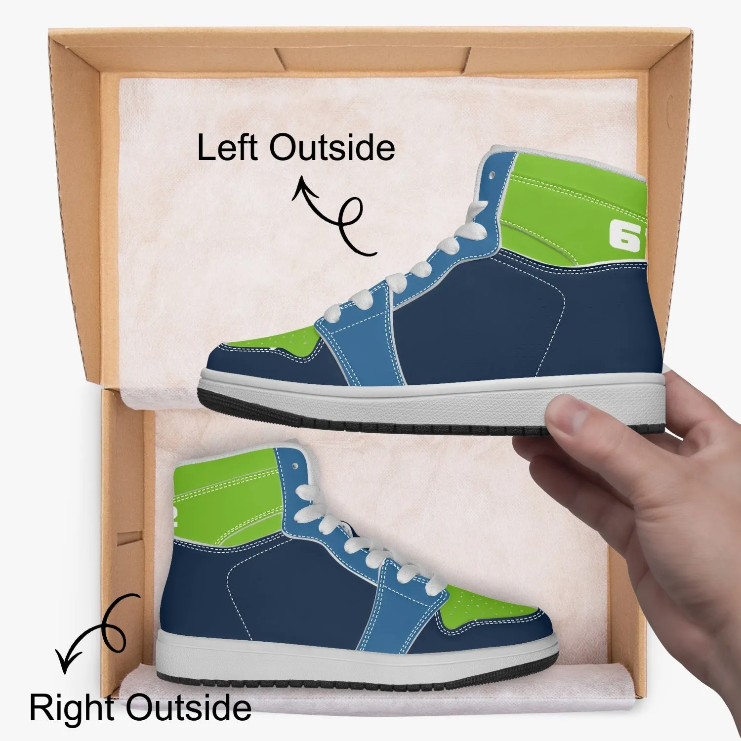 Minnesota LynxFan Unofficial High-Top Shoes, sneakers, and trainers Unisex for Kids 612 Girls' High-Top Basketball Shoes by Niche Era.