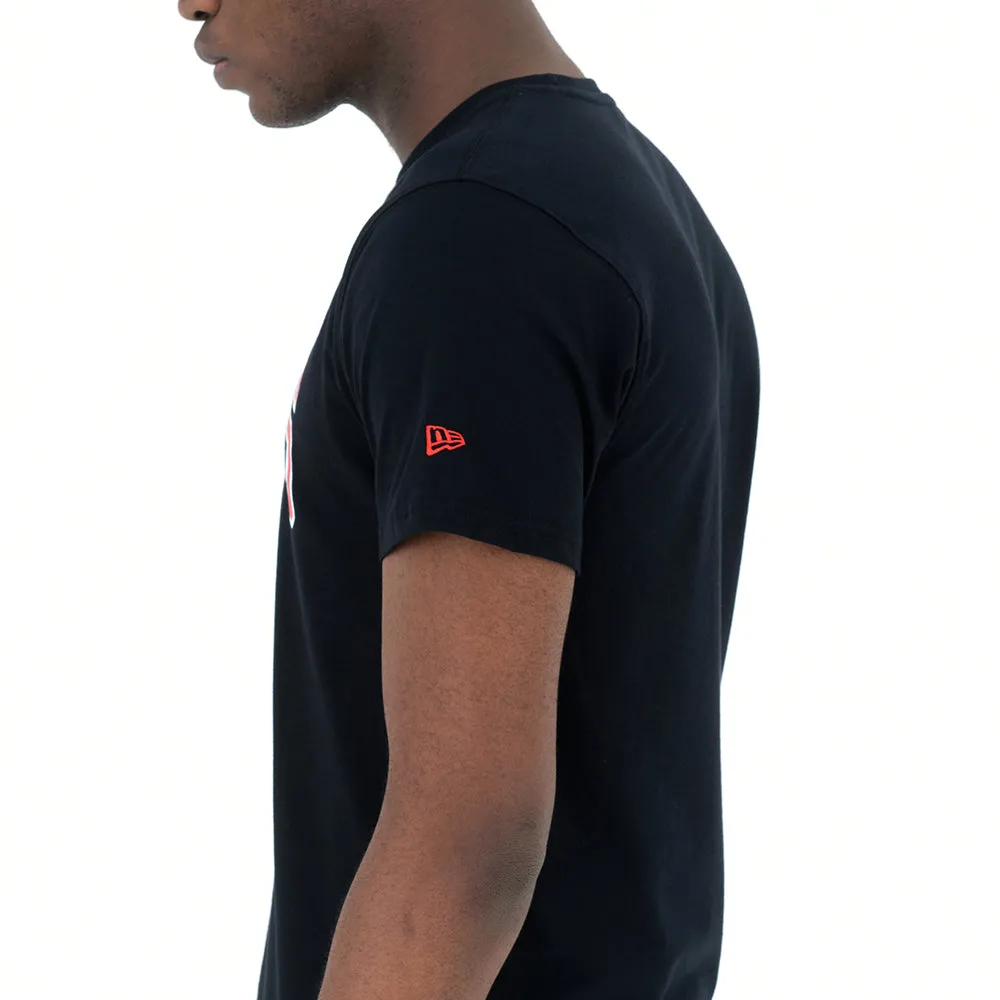 New Era Chicago Bulls Team Logo T-Shirt Black