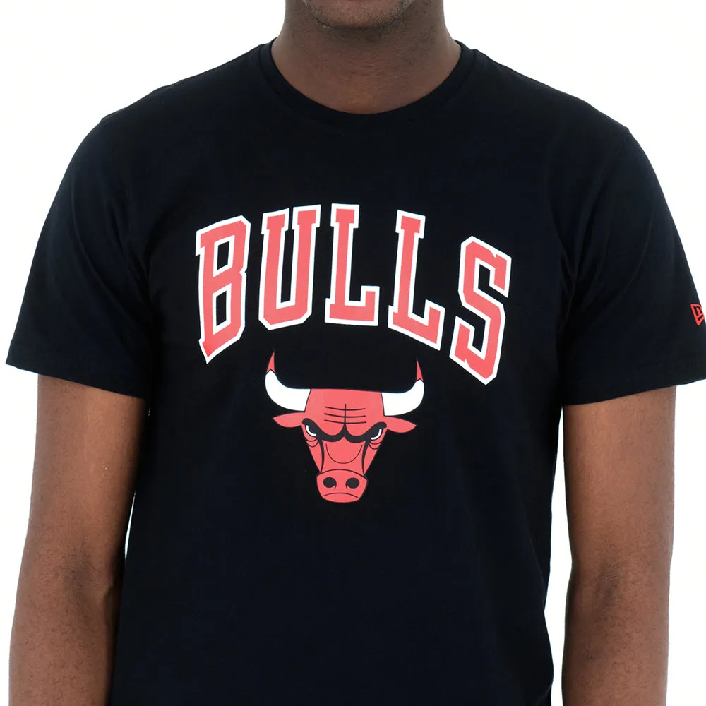New Era Chicago Bulls Team Logo T-Shirt Black