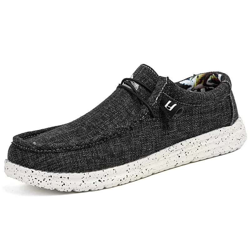 New Men's Canvas Boat Shoes Outdoor Convertible Slip On Loafer