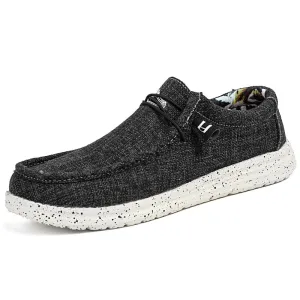 New Men's Canvas Boat Shoes Outdoor Convertible Slip On Loafer