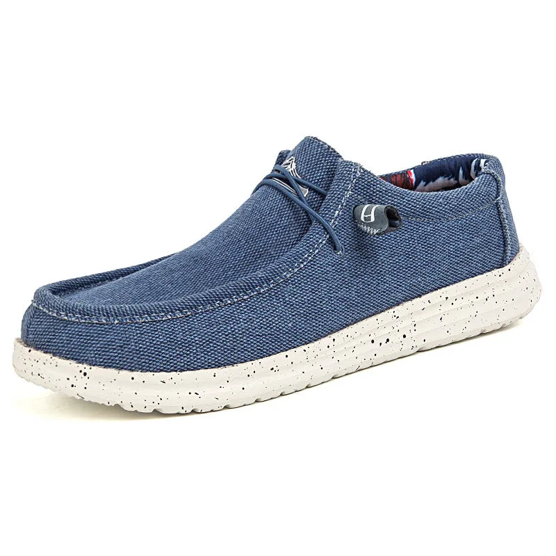 New Men's Canvas Boat Shoes Outdoor Convertible Slip On Loafer