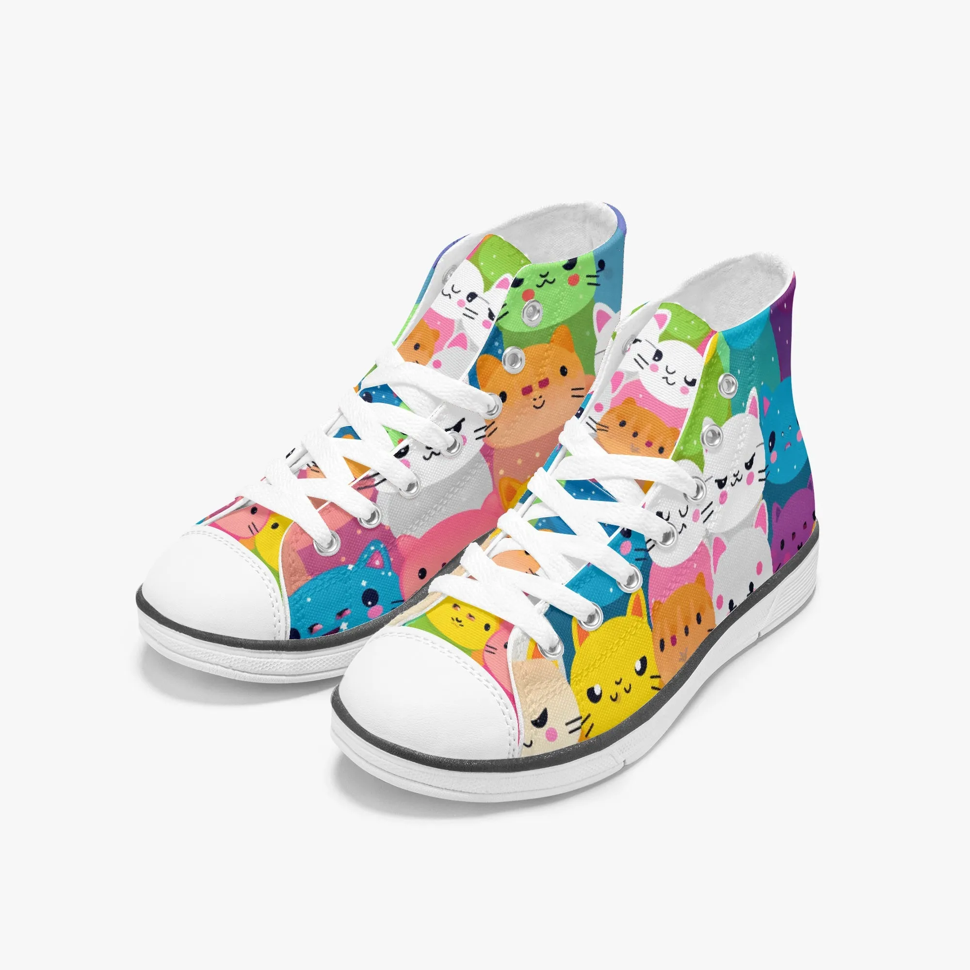niche era Girl's High-Top Canvas Shoes