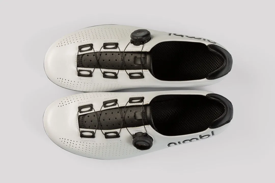 NIMBL Feat Cycling Shoes - White/Black