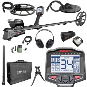 Nokta Impact Pro Pack Metal Detector with Waterproof DD 11 x 7'' Search Coil (Open Box)