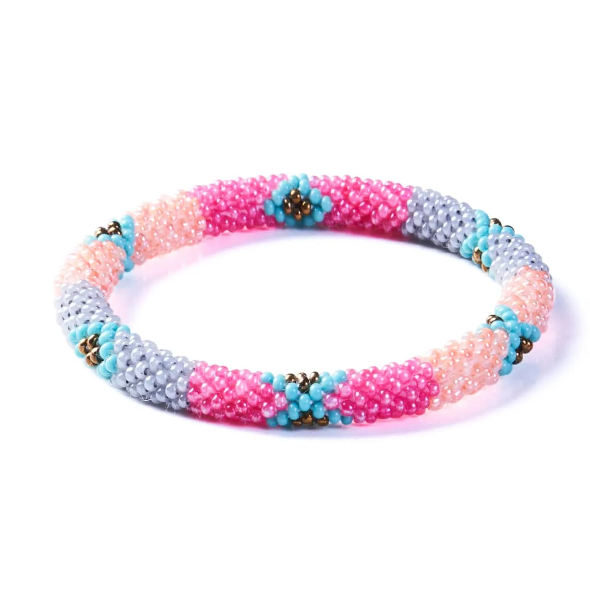 Palm Beach | Himalayan Glass Bead Bracelet