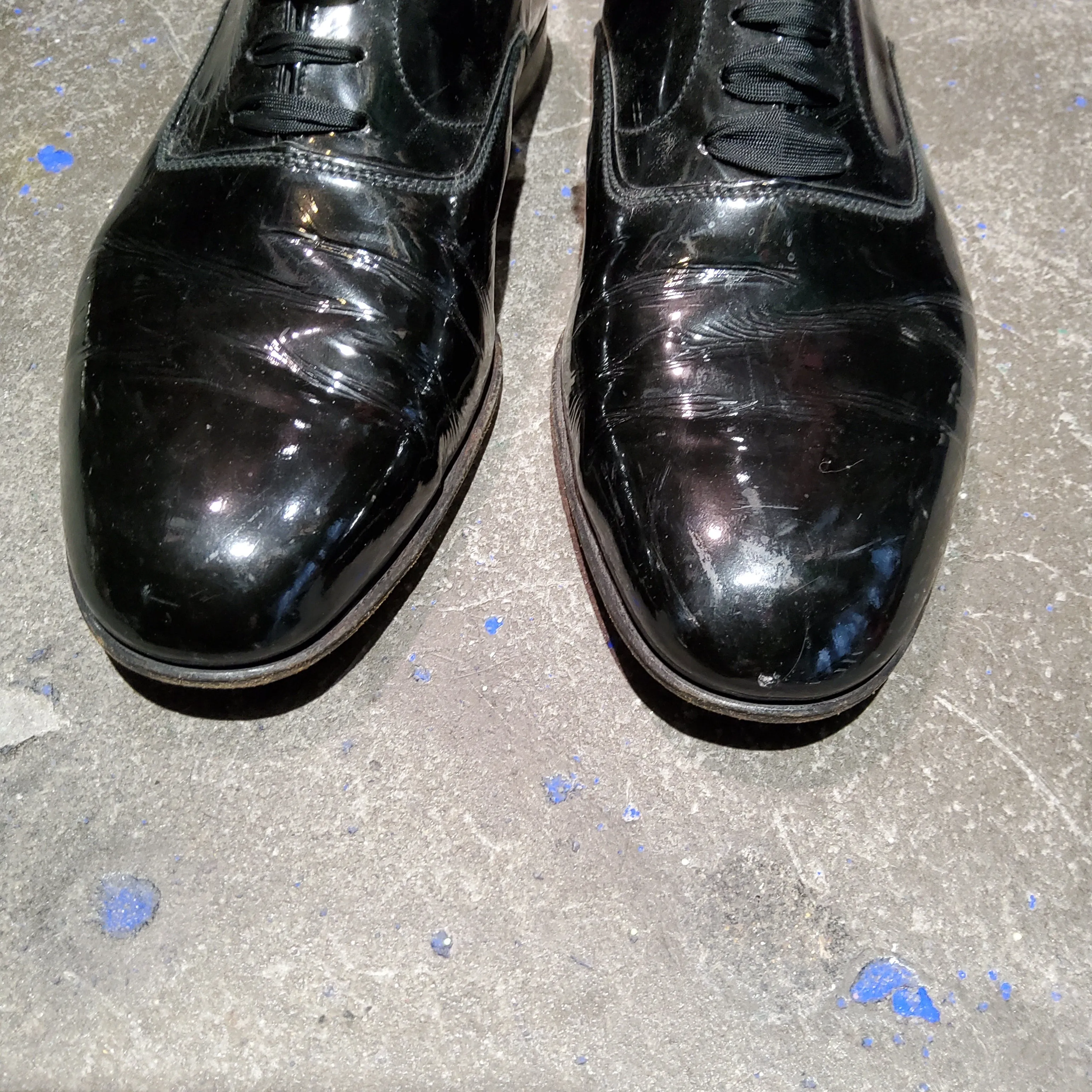 Patent Leather Derby Shoes