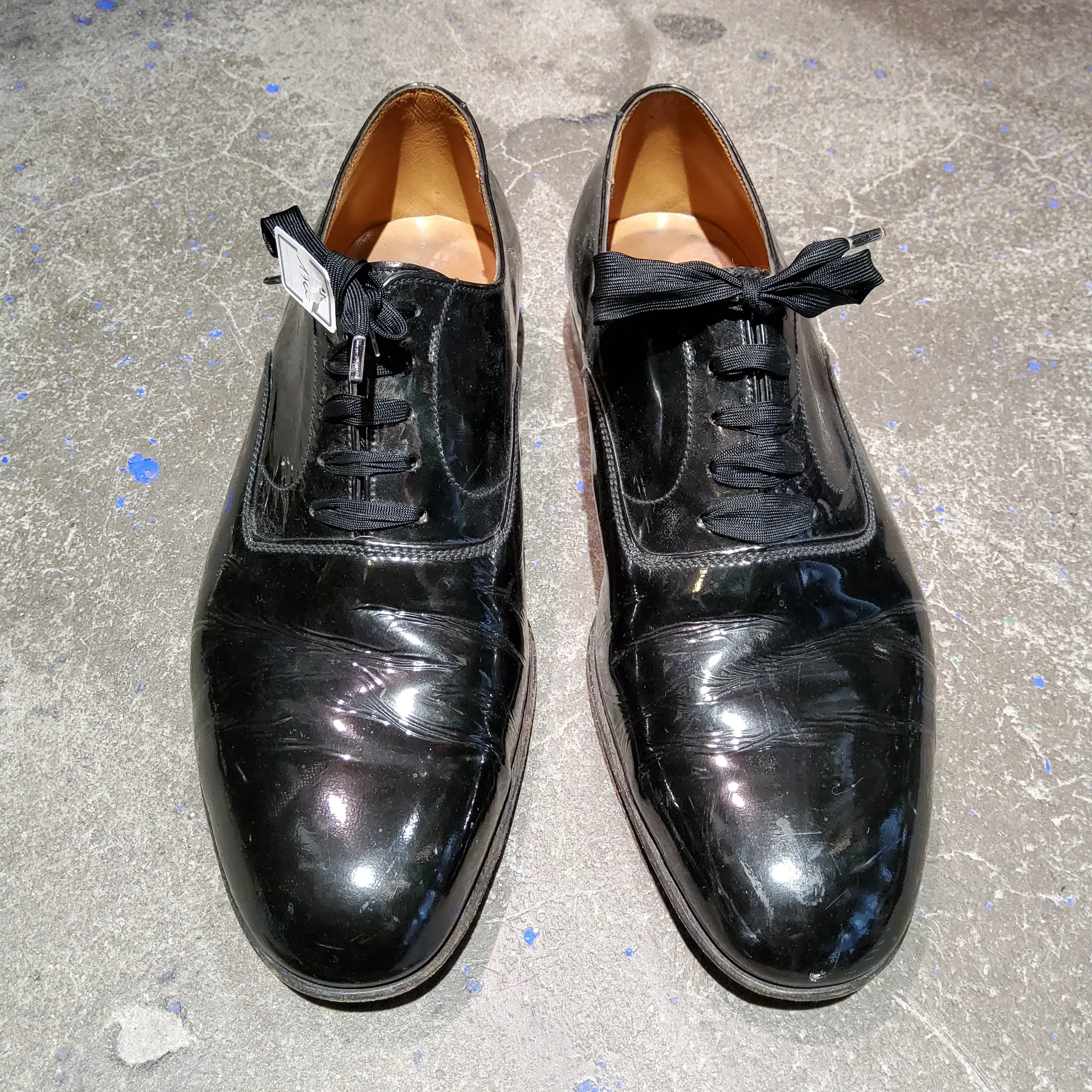 Patent Leather Derby Shoes