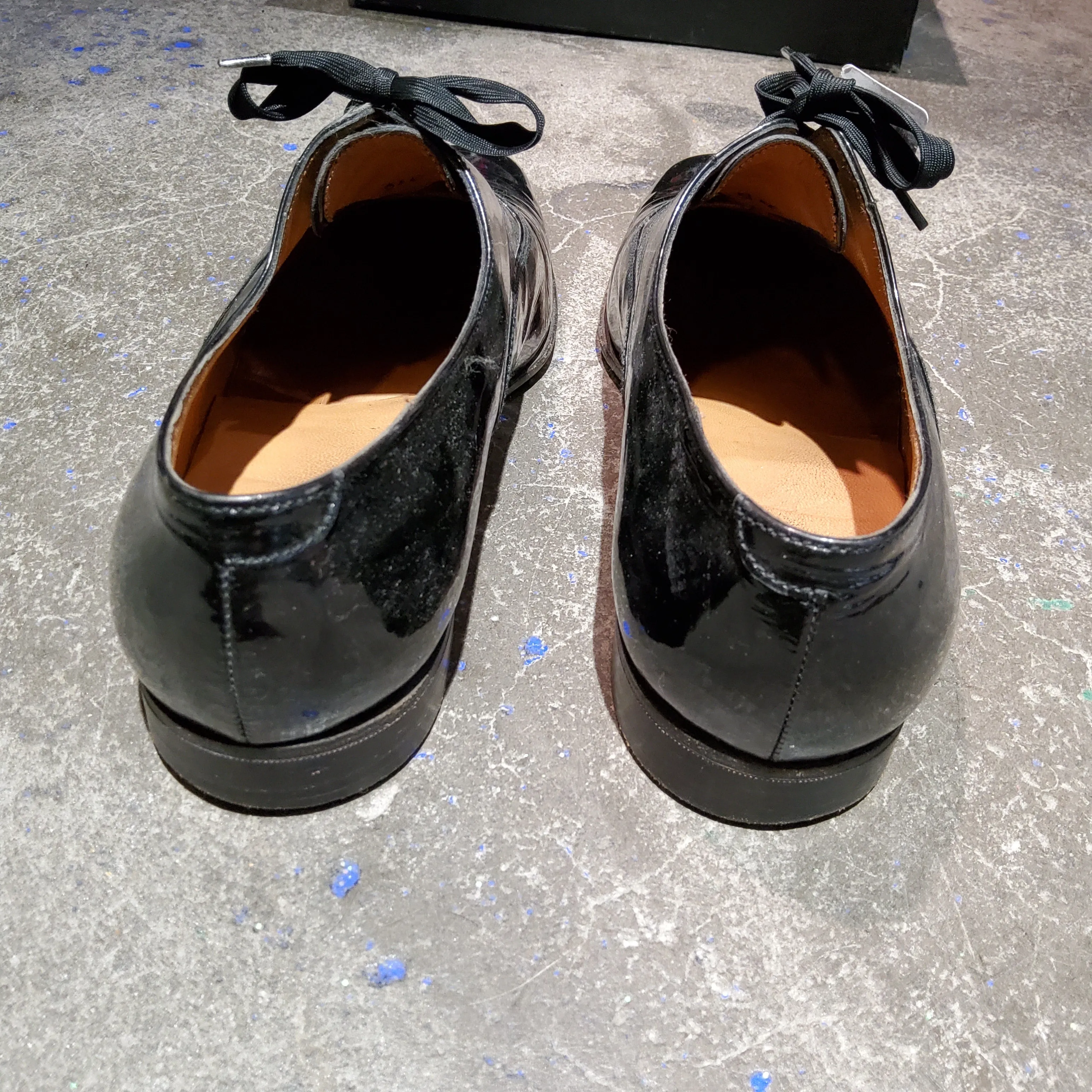 Patent Leather Derby Shoes