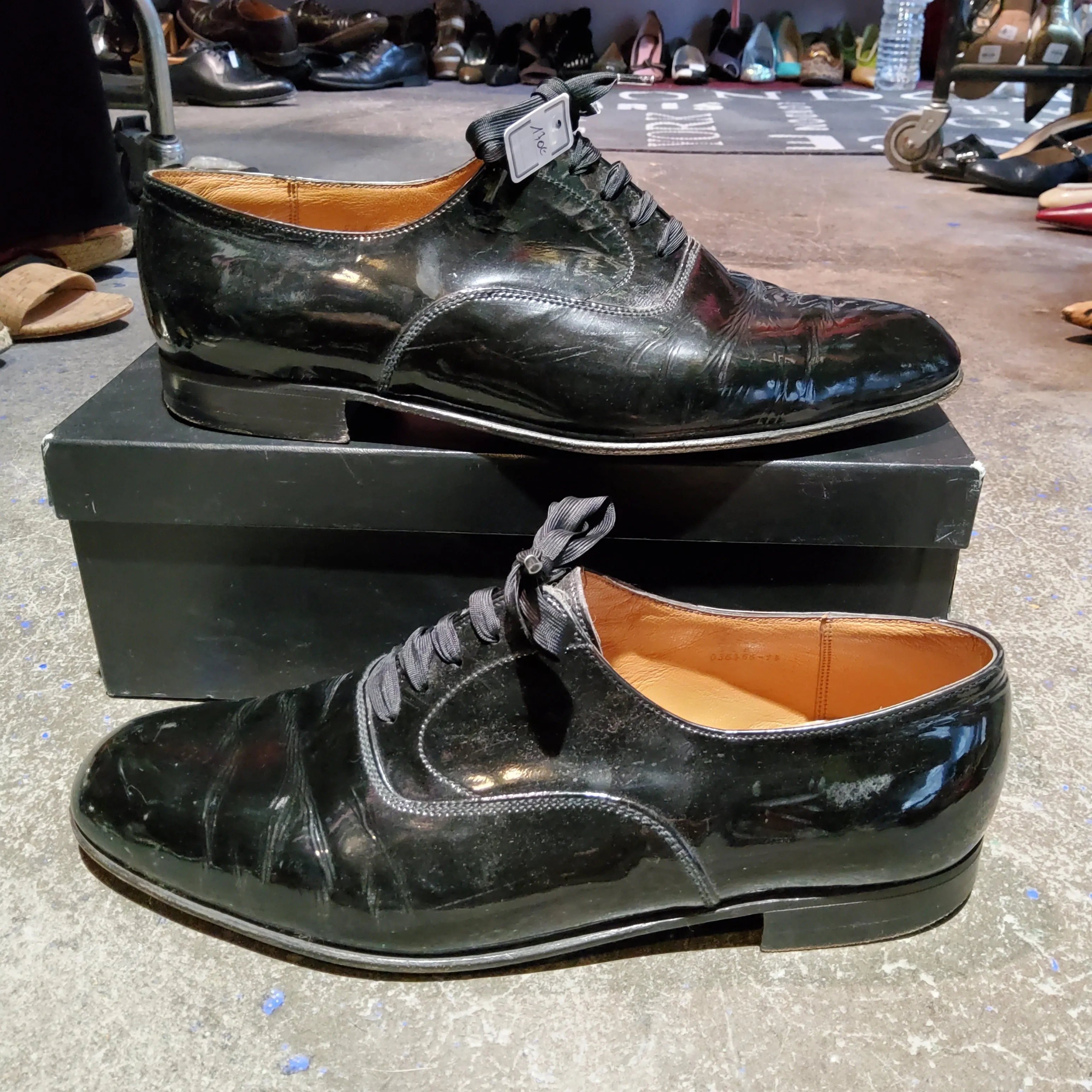Patent Leather Derby Shoes