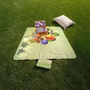 Picnic Rug Blanket with Waterproof Backing 150x200 cm