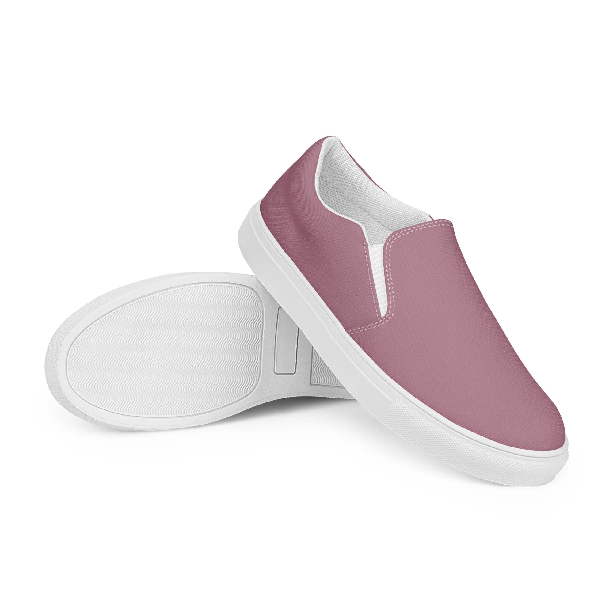 Plum - Sustainably Made Women's  Slip-On Canvas Shoes