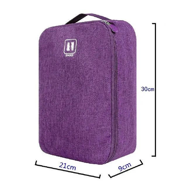 Portable Travel Shoe Bag - Waterproof Storage for Footwear