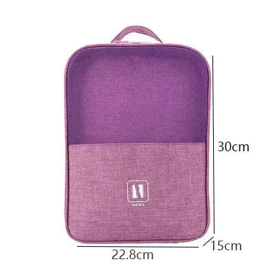 Portable Travel Shoe Bag - Waterproof Storage for Footwear