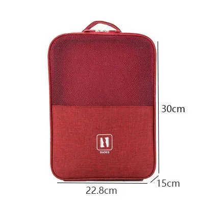 Portable Travel Shoe Bag - Waterproof Storage for Footwear