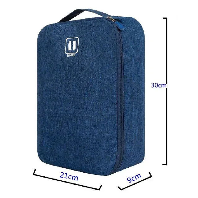 Portable Travel Shoe Bag - Waterproof Storage for Footwear