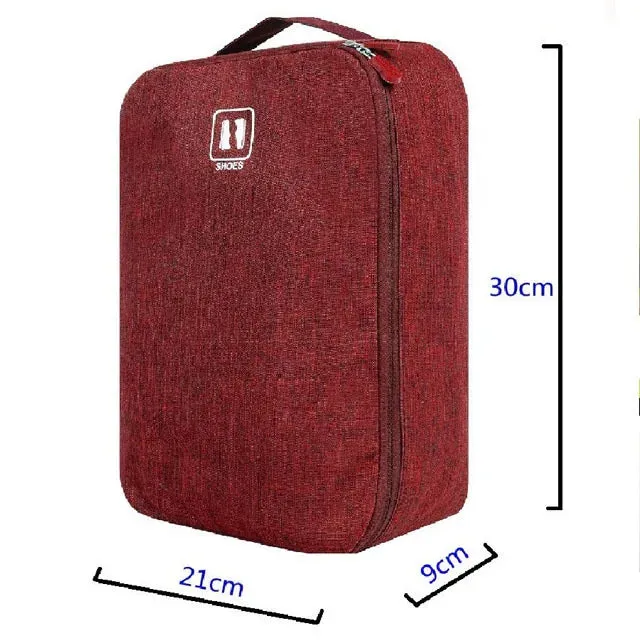 Portable Travel Shoe Bag - Waterproof Storage for Footwear