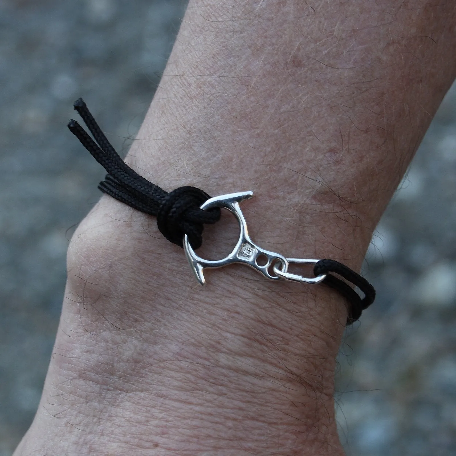 Rescue 8  Descender Bracelet - Sterling Silver
