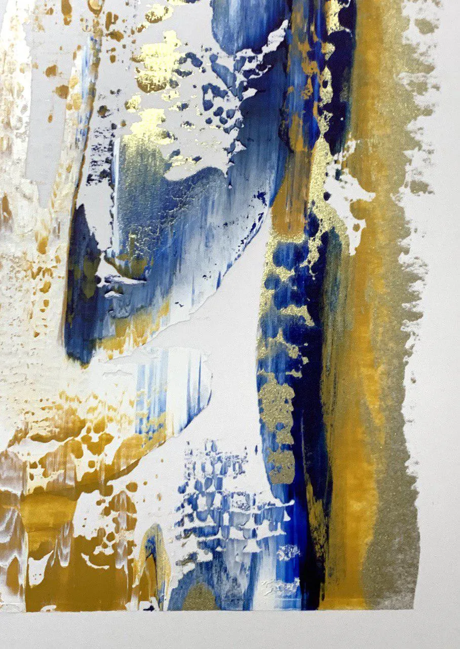 River Face Handmade Painting