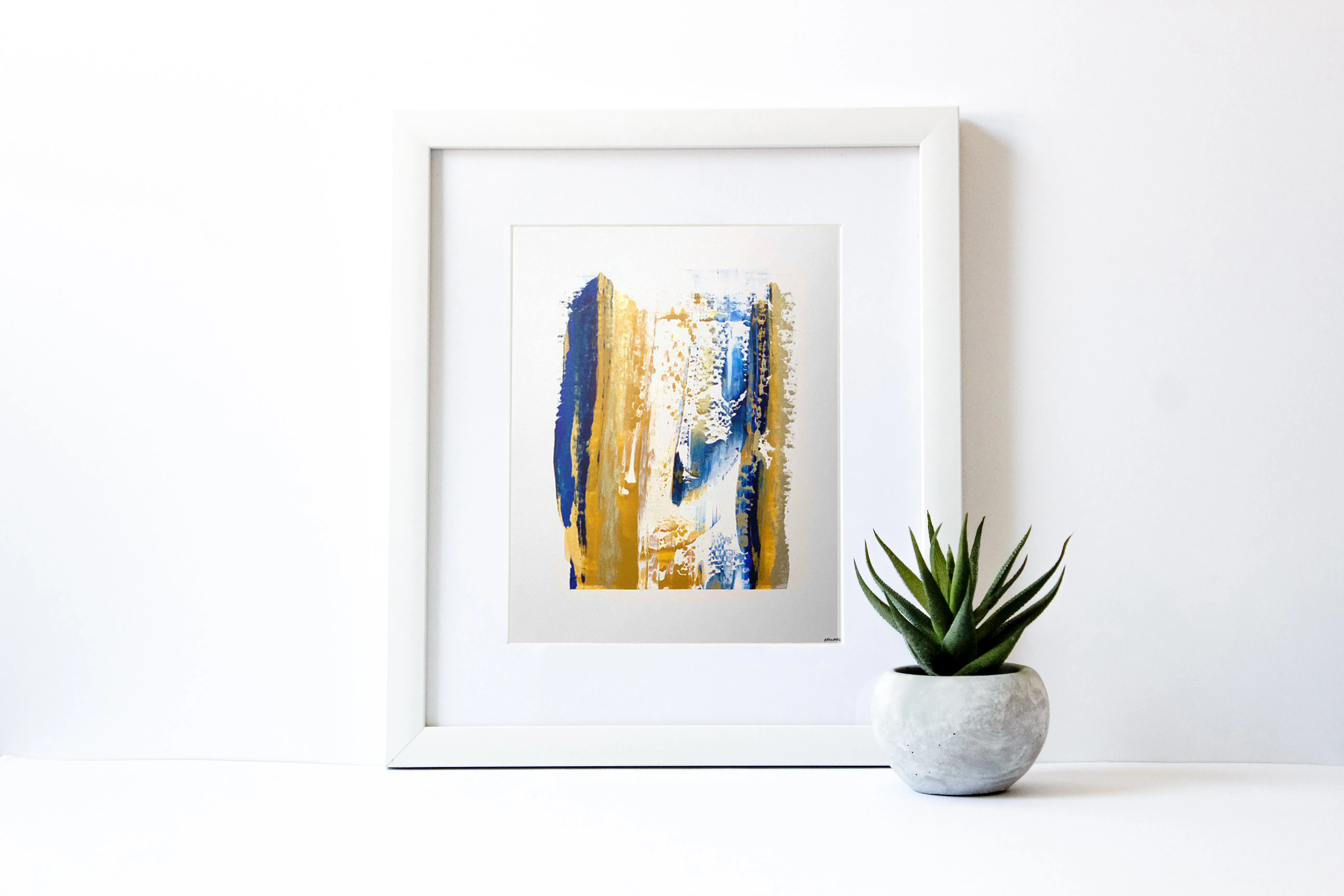 River Face Handmade Painting