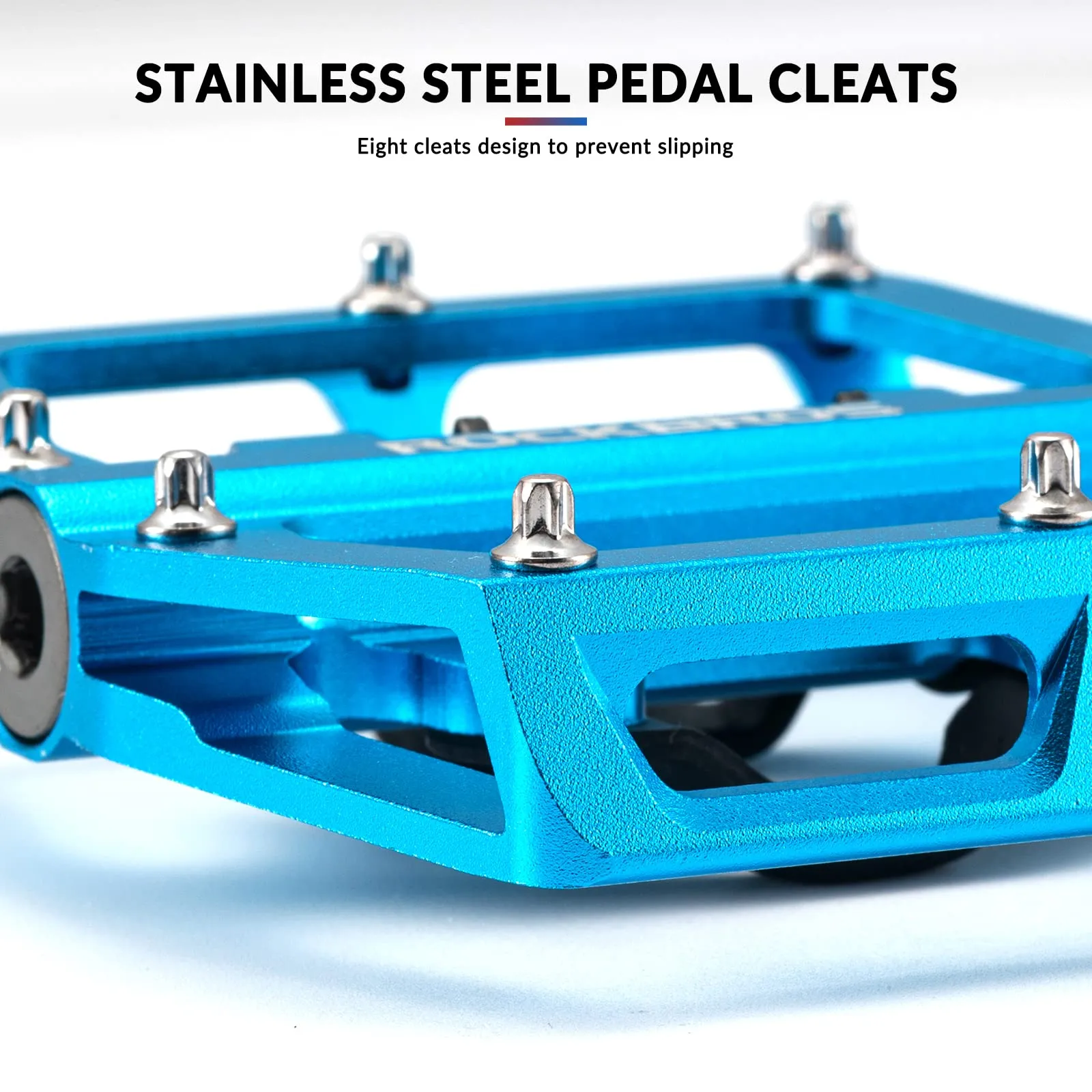 ROCKBROS Dual Functionality Bike Pedals Clipless Flat Bike Pedals (Pair)