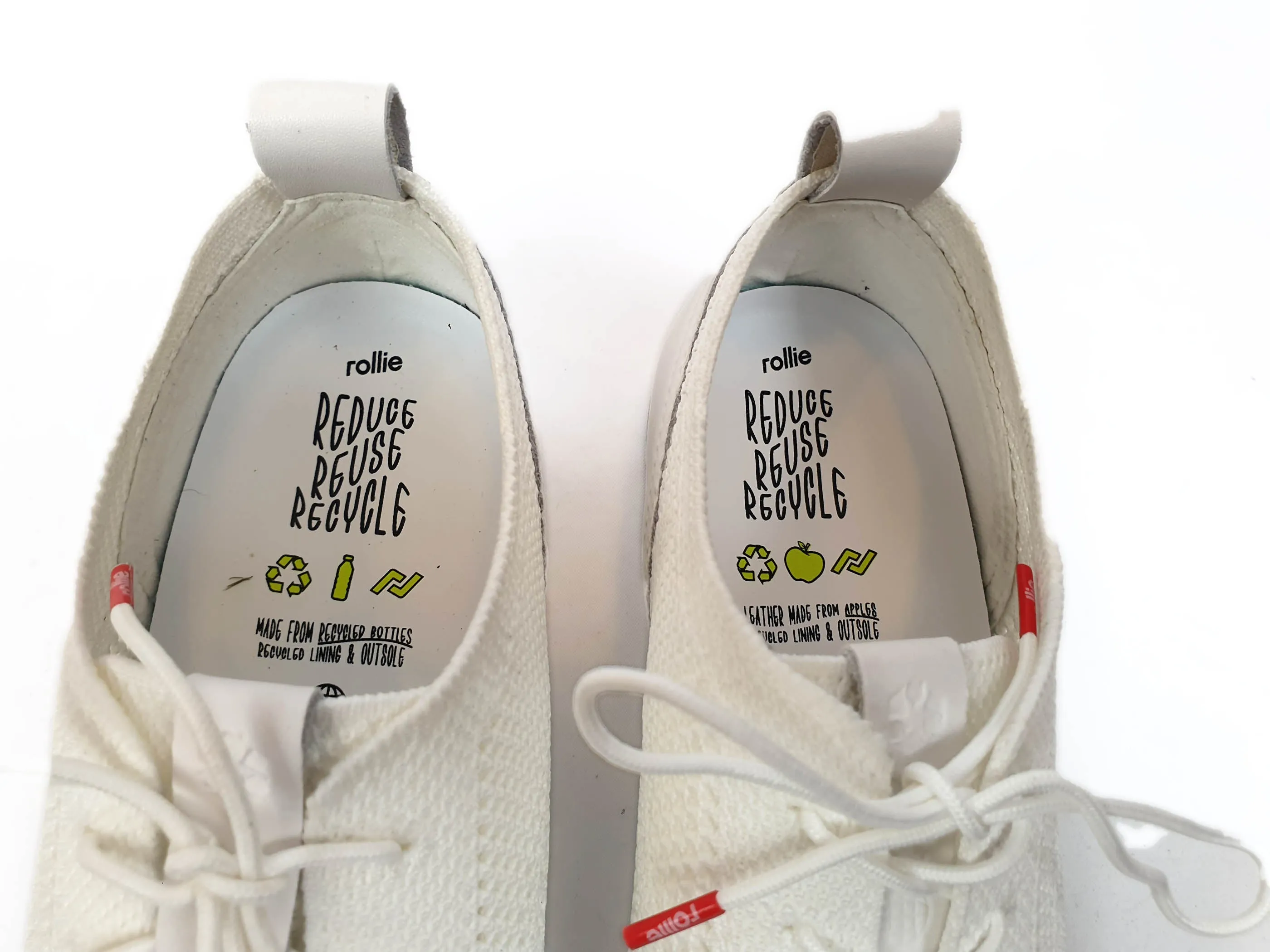 Rollie derby white eco punch shoes in size 41 (comes with box)