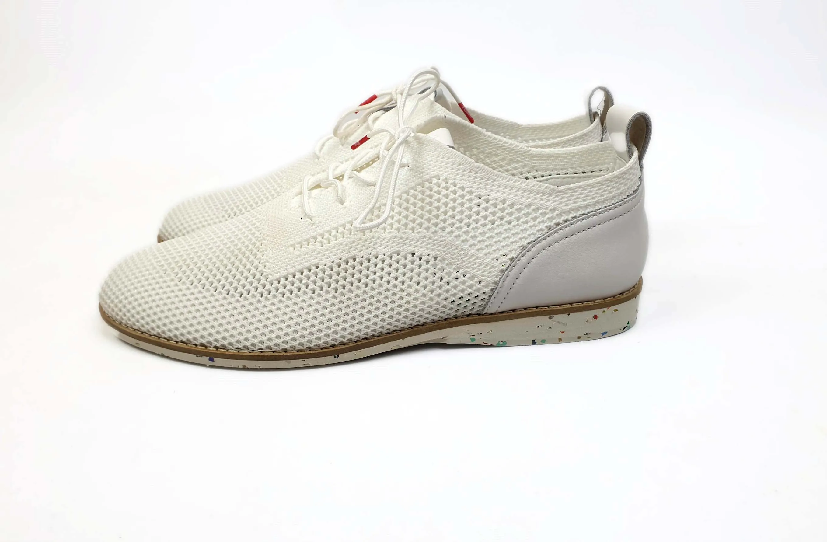Rollie derby white eco punch shoes in size 41 (comes with box)