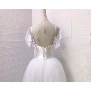 Romantic Era Soft (Snow) Simple Ballet Dress