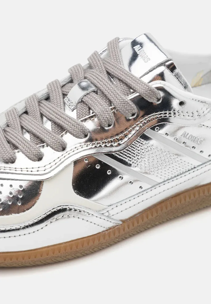 Selena Silver Cream Trainers