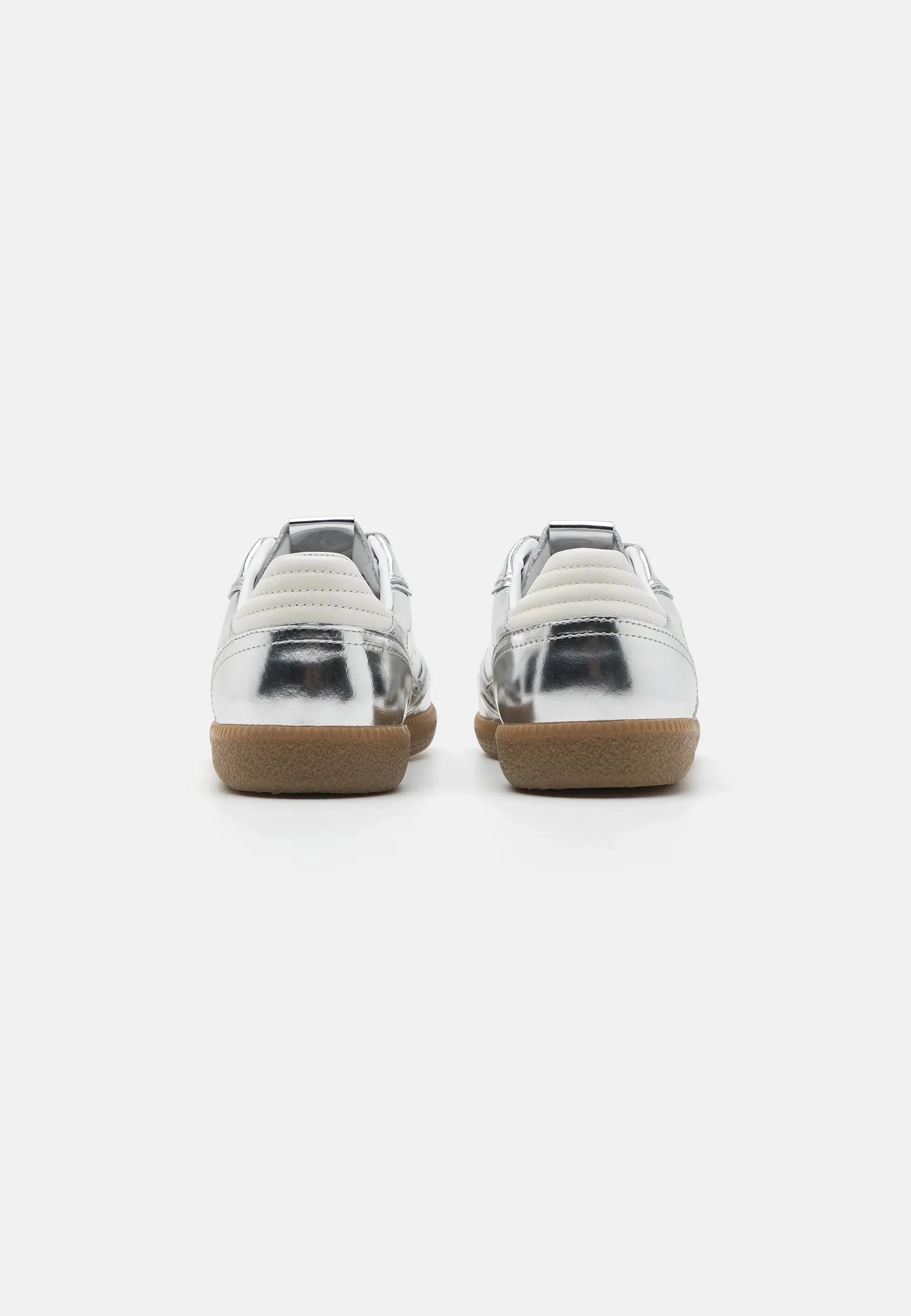 Selena Silver Cream Trainers