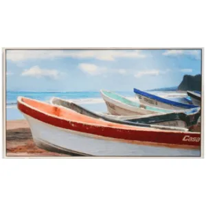Seven Boats Giclee