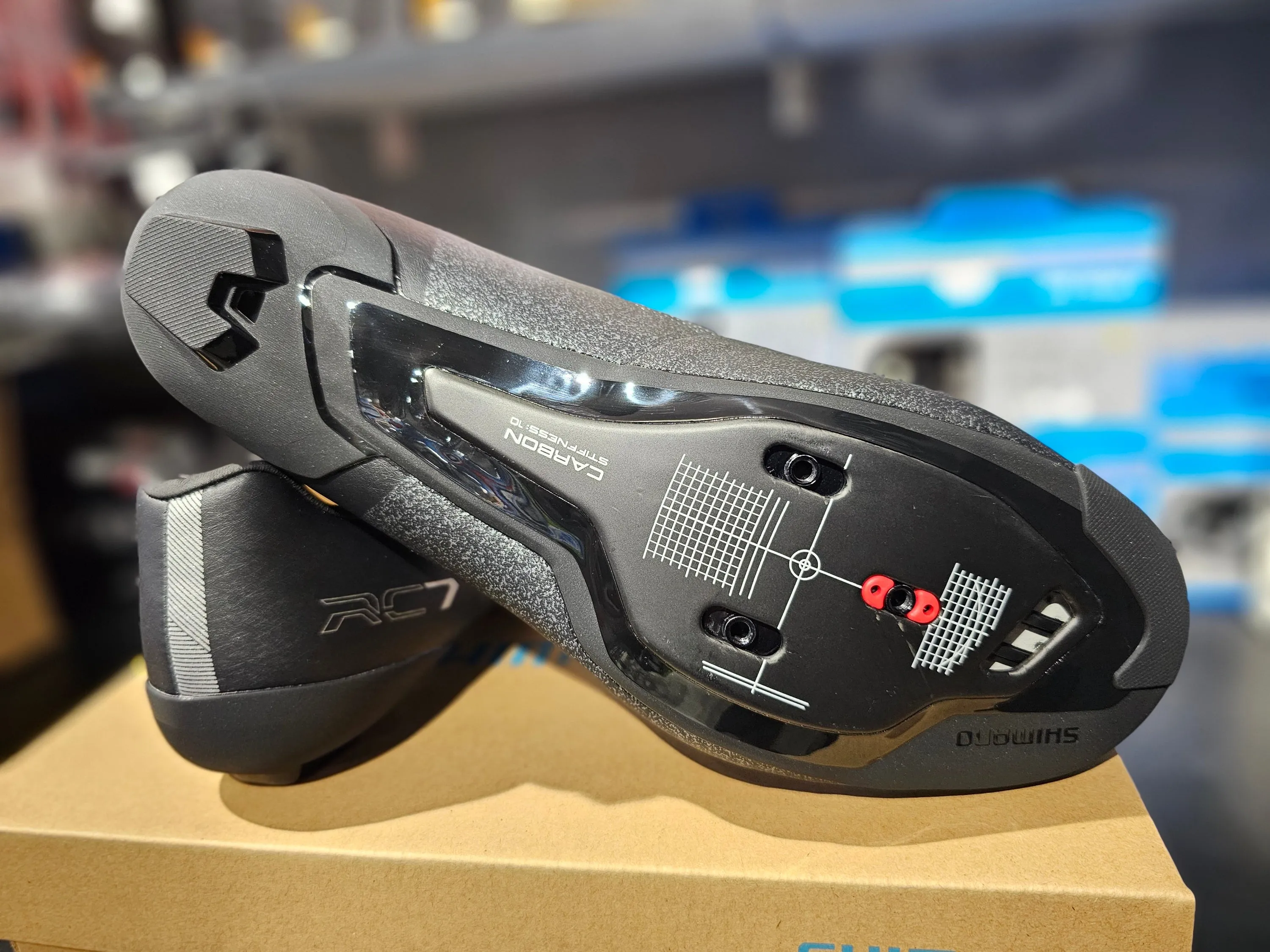 Shimano SH-RC703 Gray Splatter Special Edition (Wide)
