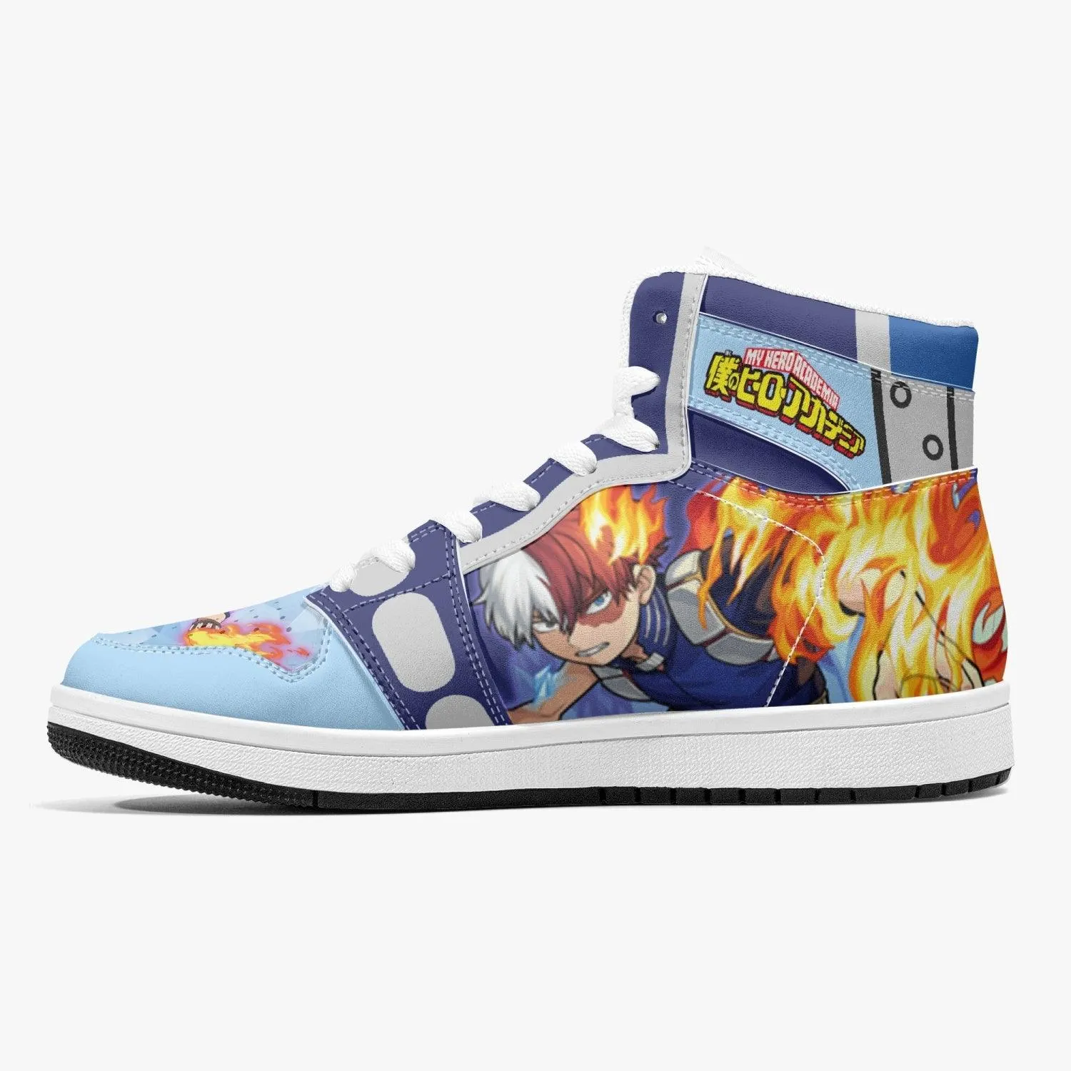 Shoto Todoroki My Hero V2 Mid 1 Basketball Shoes
