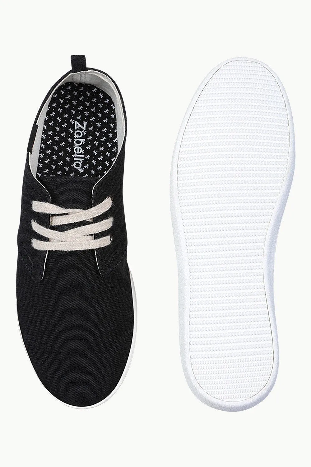 Solid Lace Up Plimsolls
