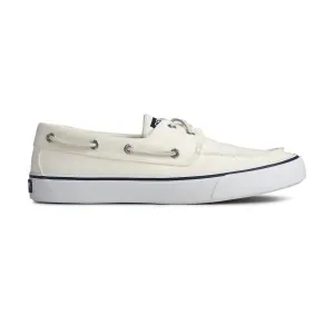 Sperry BAHAMA II Mens Canvas Boat Shoes White