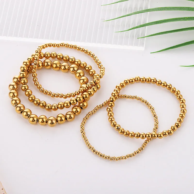 Stainless Steel Bead Bracelet