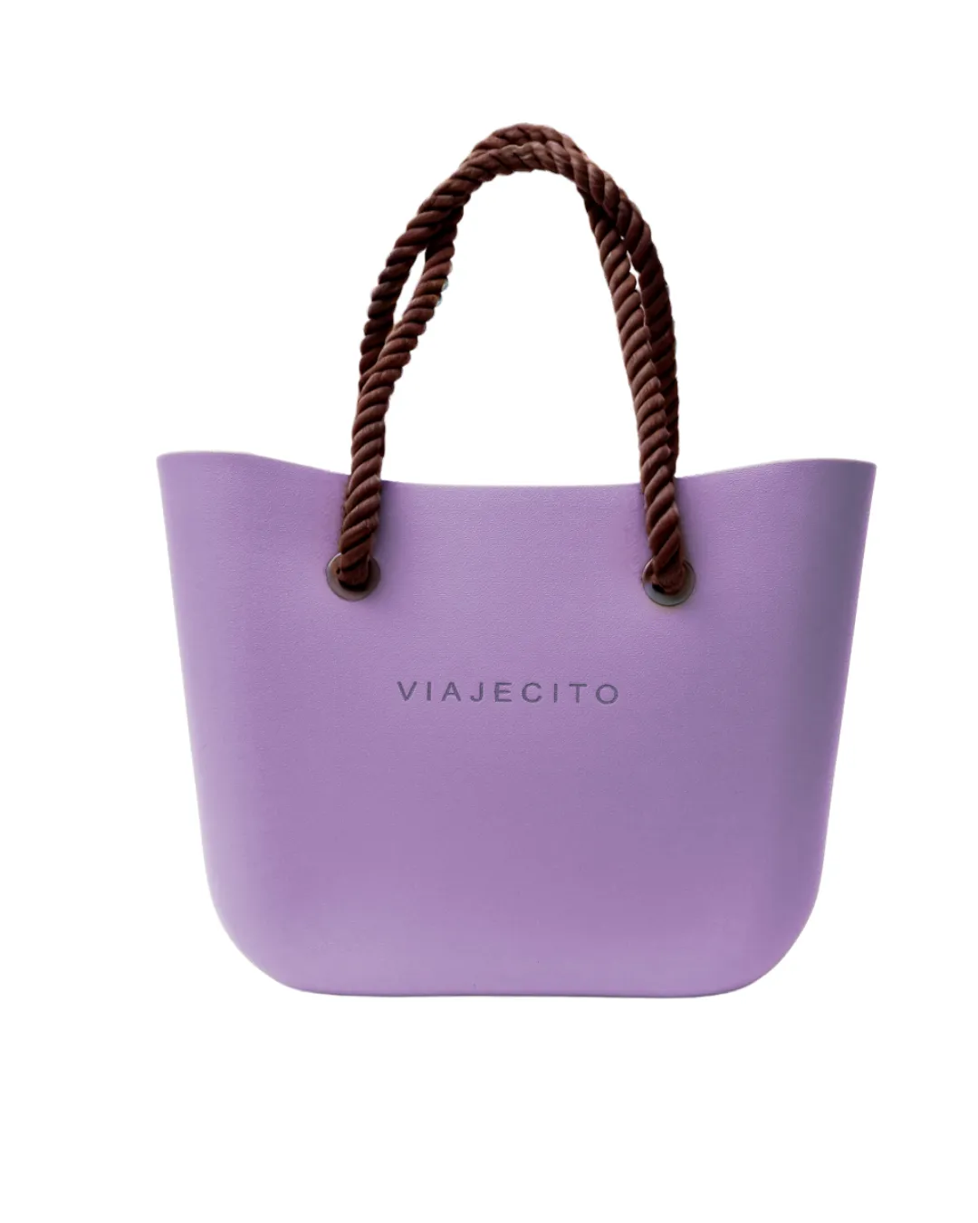 Standard Beach Tote Set - Grape Soda with Natural Lining