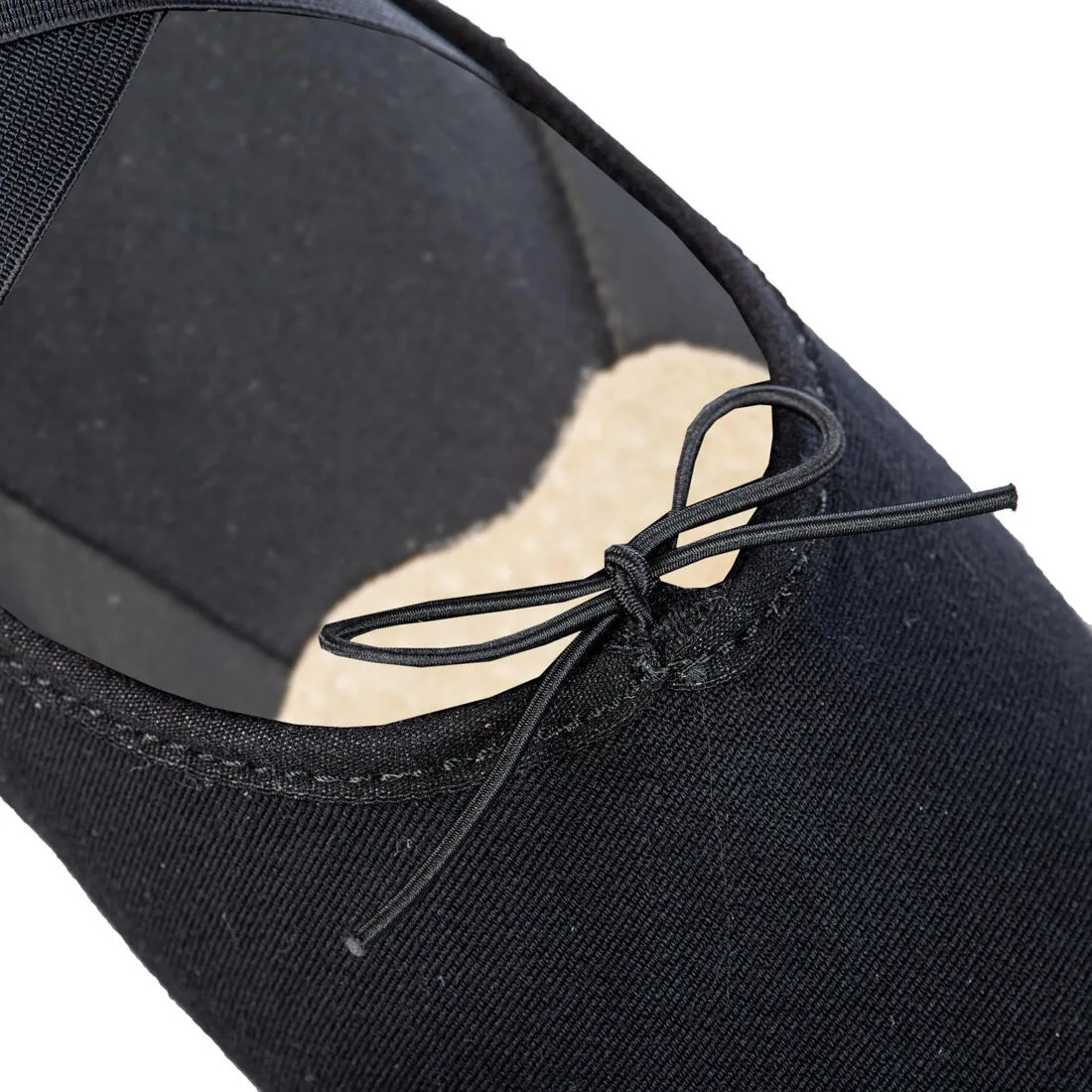 Stretch Canvas Split-Sole Demi-Pointe Ballet Shoes Size 7.5 to 8