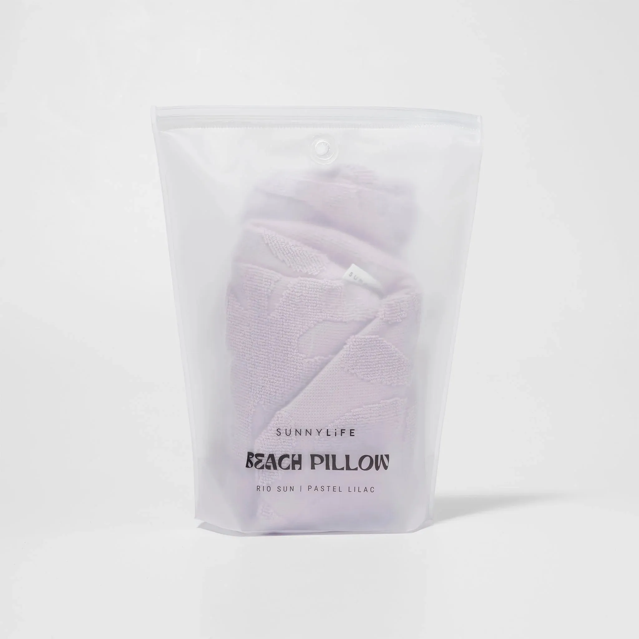 SUNNYLife Inflatable Beach Pillow Rio Sun Pastel Lilac