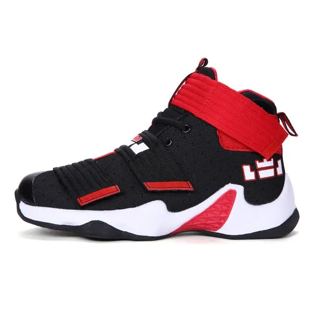 Sycatree Unisex Basketball Shoes Men Women High Top Ankle Boots Sneakers Lebron James Lovers Shockproof basket homme baloncesto