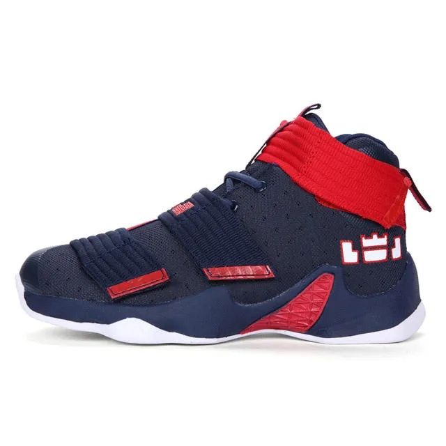 Sycatree Unisex Basketball Shoes Men Women High Top Ankle Boots Sneakers Lebron James Lovers Shockproof basket homme baloncesto